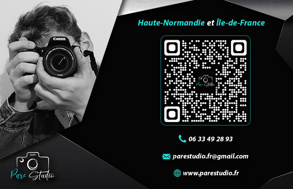 Carte de Visite Verso de l'entreprise Pare Studio créé par Rémi Parent